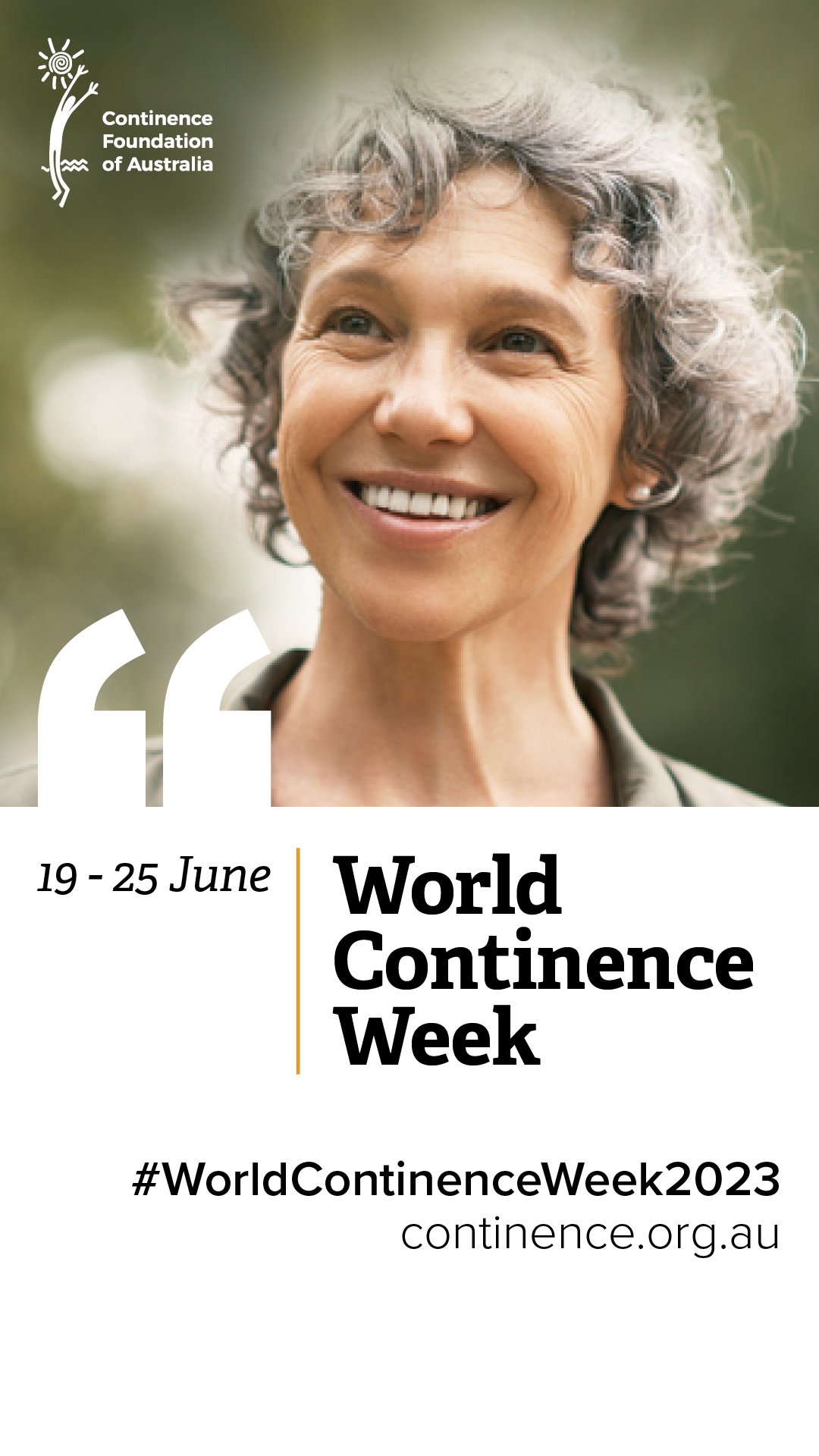 World Continence Week 2023 Campaign Resources Continence Foundation